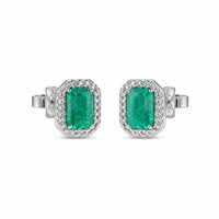 Pendientes Recarlo Mujer in Oro Smeraldo XE 238/BSM2